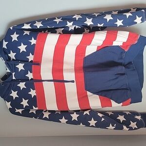 American Flag Sweatshirt Exist LARGE